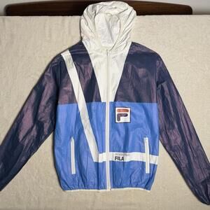 Fila X Acqua di Parma Limited Edition Tyvek Windbreaker Jacket Italy Aqua Time